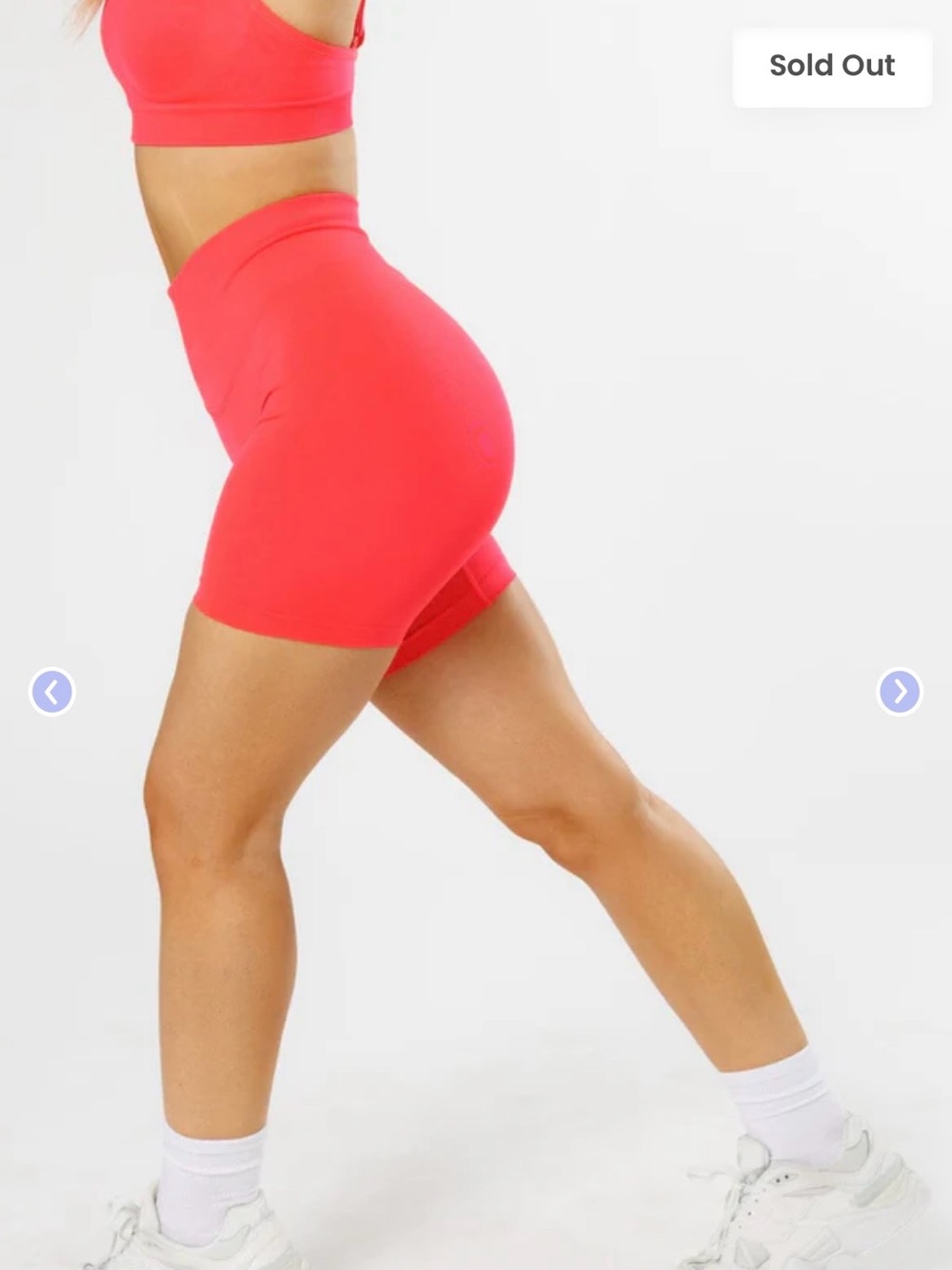 CurveFlex Hourglass High-Rise Sculptseam Plus Seamless Shorts 6” Hot Tropic